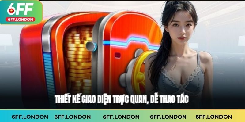 Thiết kế giao diện trực quan, dễ thao tác