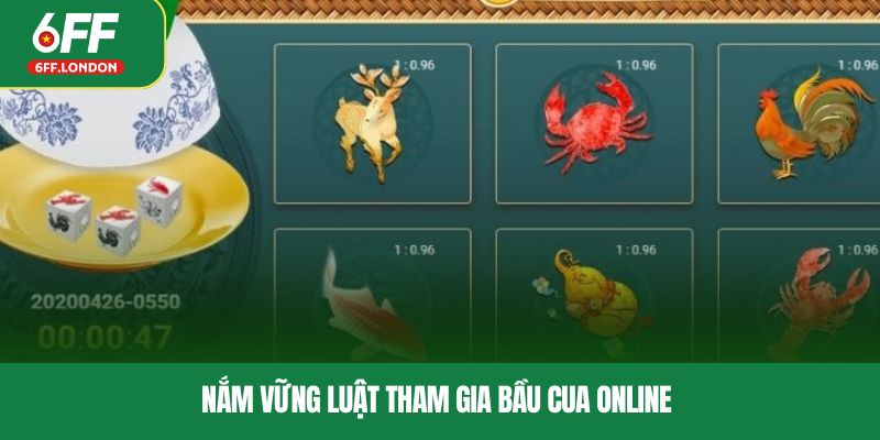 Nắm vững luật tham gia bầu cua online